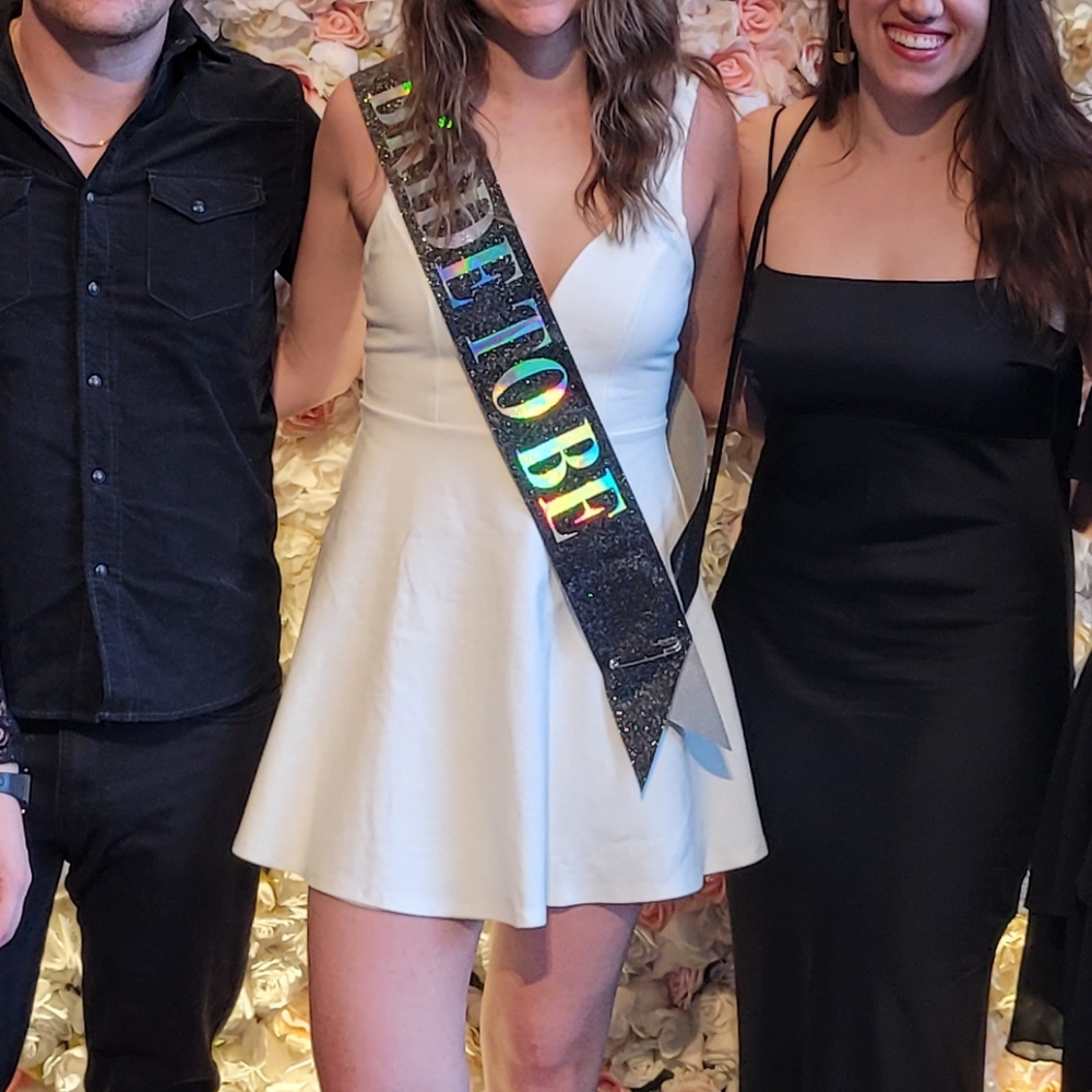 Lulu's white skater dress